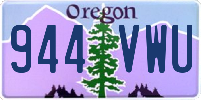 OR license plate 944VWU