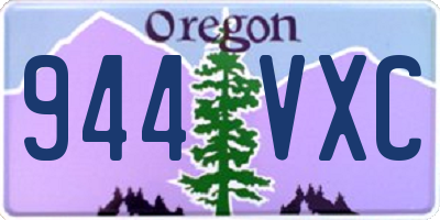 OR license plate 944VXC