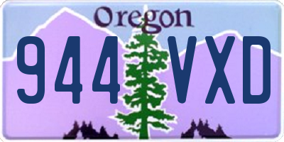 OR license plate 944VXD