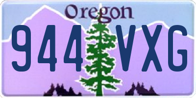 OR license plate 944VXG