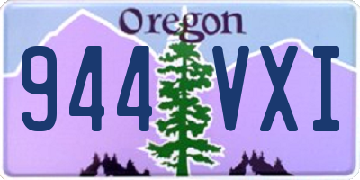 OR license plate 944VXI