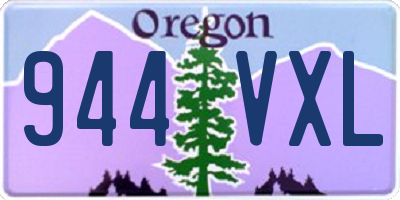 OR license plate 944VXL