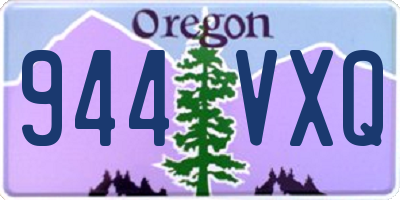 OR license plate 944VXQ