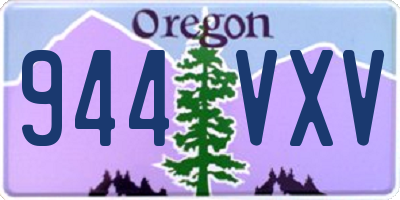OR license plate 944VXV