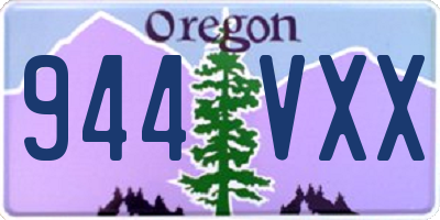 OR license plate 944VXX