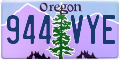 OR license plate 944VYE