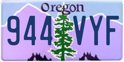 OR license plate 944VYF