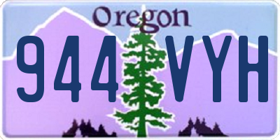 OR license plate 944VYH