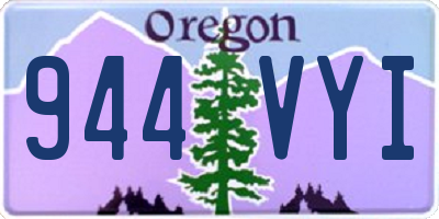 OR license plate 944VYI