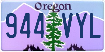 OR license plate 944VYL