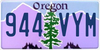 OR license plate 944VYM