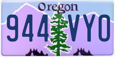 OR license plate 944VYO