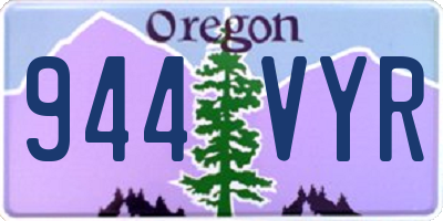 OR license plate 944VYR