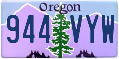 OR license plate 944VYW