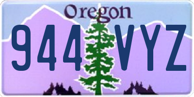 OR license plate 944VYZ