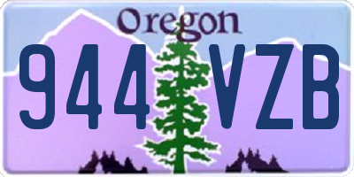 OR license plate 944VZB