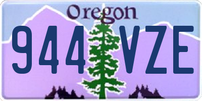 OR license plate 944VZE