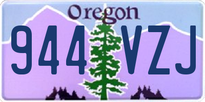 OR license plate 944VZJ