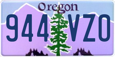 OR license plate 944VZO