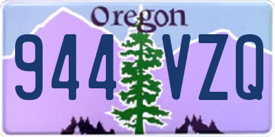 OR license plate 944VZQ