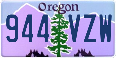 OR license plate 944VZW
