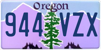 OR license plate 944VZX