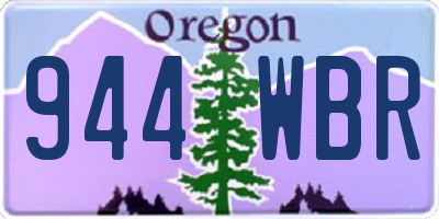 OR license plate 944WBR