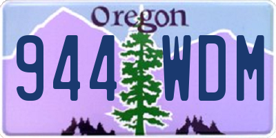 OR license plate 944WDM