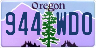 OR license plate 944WDO