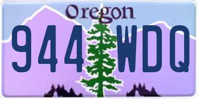 OR license plate 944WDQ
