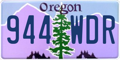 OR license plate 944WDR