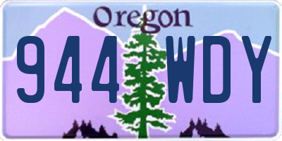 OR license plate 944WDY