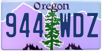 OR license plate 944WDZ