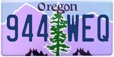 OR license plate 944WEQ