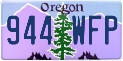 OR license plate 944WFP