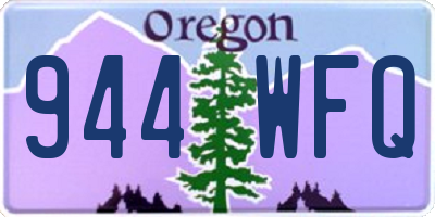 OR license plate 944WFQ