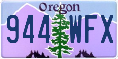 OR license plate 944WFX