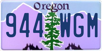 OR license plate 944WGM
