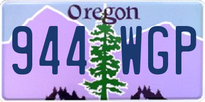 OR license plate 944WGP