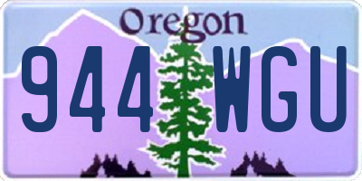 OR license plate 944WGU