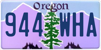 OR license plate 944WHA