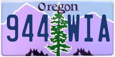 OR license plate 944WIA