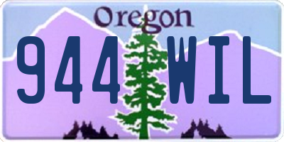 OR license plate 944WIL