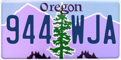 OR license plate 944WJA