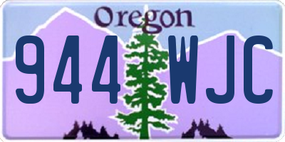 OR license plate 944WJC