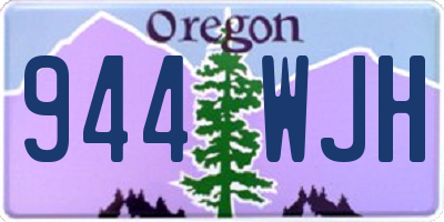 OR license plate 944WJH
