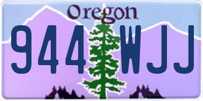 OR license plate 944WJJ