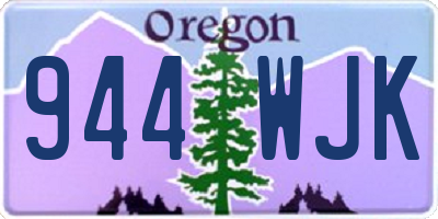 OR license plate 944WJK