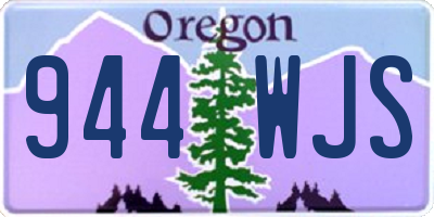 OR license plate 944WJS