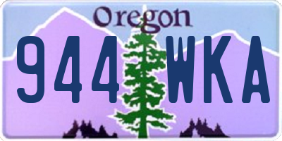 OR license plate 944WKA